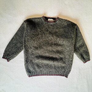 Vintage Eddie Bauer Green Wool Sweater - Men's Large
